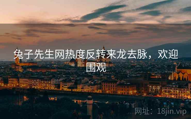 兔子先生网热度反转来龙去脉，欢迎围观