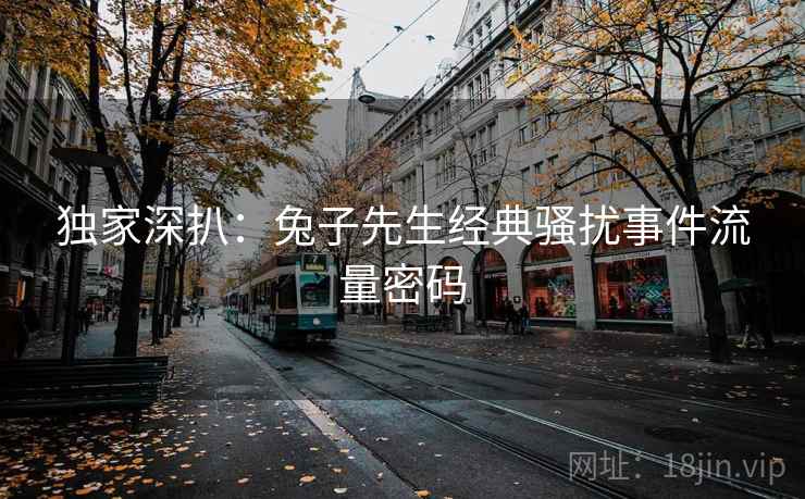 独家深扒：兔子先生经典骚扰事件流量密码
