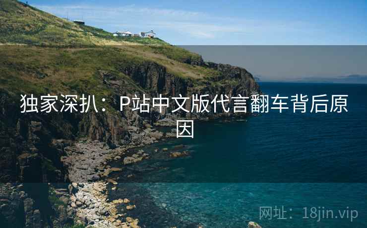 独家深扒：P站中文版代言翻车背后原因